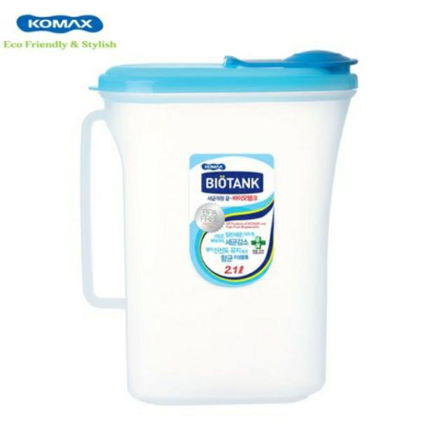 (KOMAX) Bình Nước Nhựa Magic Komax 20548 2.1L, nhựa PP chịu được nước nóng, xuất xứ Hàn Quốc