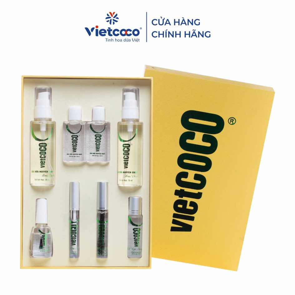 Combo dầu dừa mỹ phẩm Vietcoco