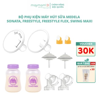 Phụ Kiện Máy Hút Sữa Medela Thương Hiệu Maymom, Tương Thích Máy Medela Sonata, Freestyle, Freestyle Flex, Swing Maxi