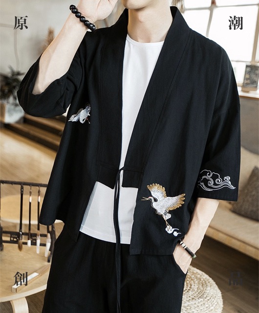 Áo Khoác Nam Kimono thời trang | BigBuy360 - bigbuy360.vn