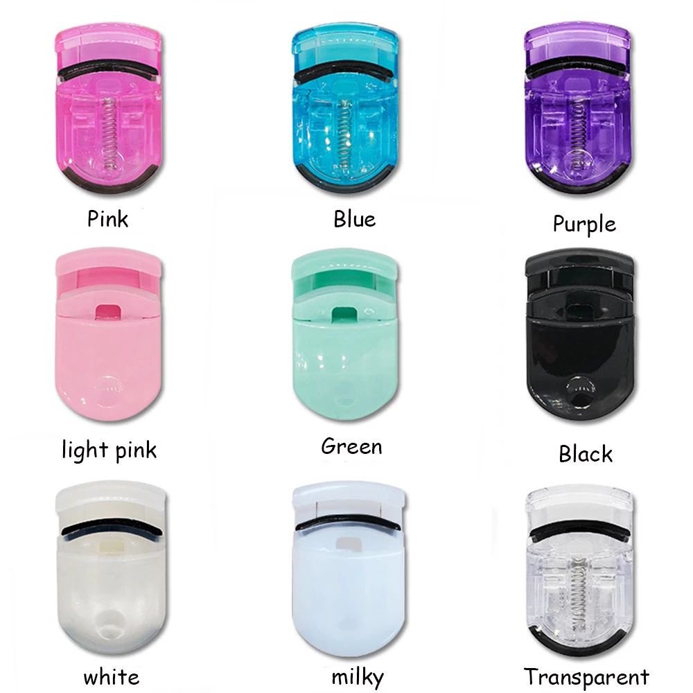 [Hàng mới về] Dụng cụ uốn mi mini bằng nhựa nhiều màu sắc tiện lợi dành cho nữ