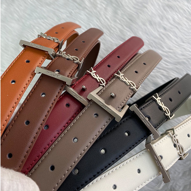 Ysl Thắt Lưng! Thắt Lưng Unisex Dùng Làm Quà Tặng Sinh Nhật Mới