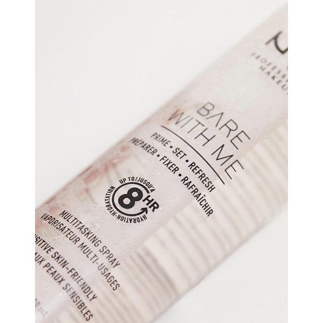 XỊT KHÓA GIỮ LỚP MAKE UP NYX BARE WITH ME PRIME SET REFRESH MULTITASKING SPRAY 130ML CHÍNH HÃNG - 7264 | BigBuy360 - bigbuy360.vn