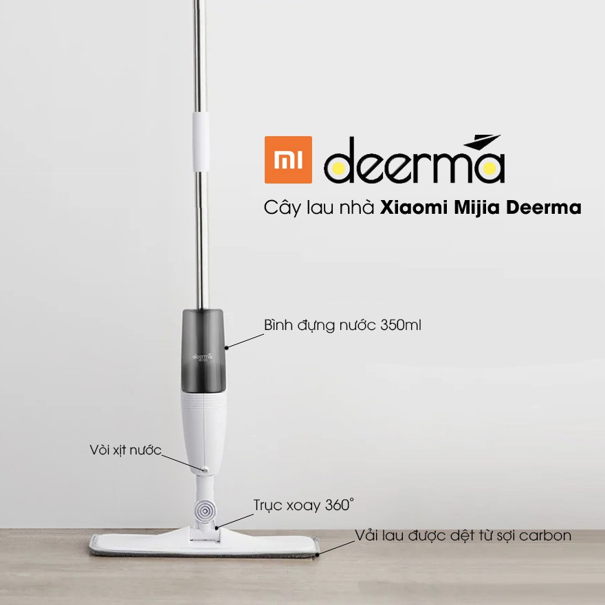 Cây Lau Nhà Xiaomi Deerma Water Spray Mop