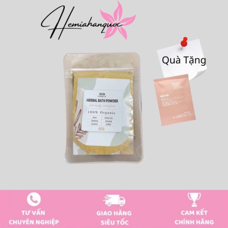 Túi Tắm Trắng Thảo Mộc HERBAL BATH POWDER Chuẩn Spa 50gr