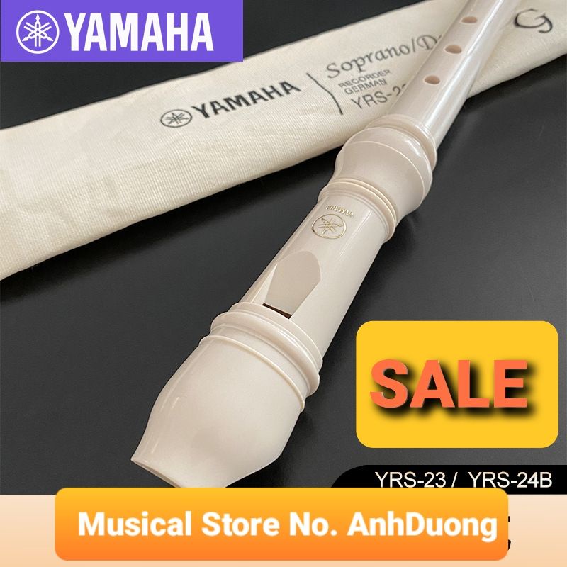 SÁO RECORDER SOPRANO YAMAHA YRS-24B- FREESHIP