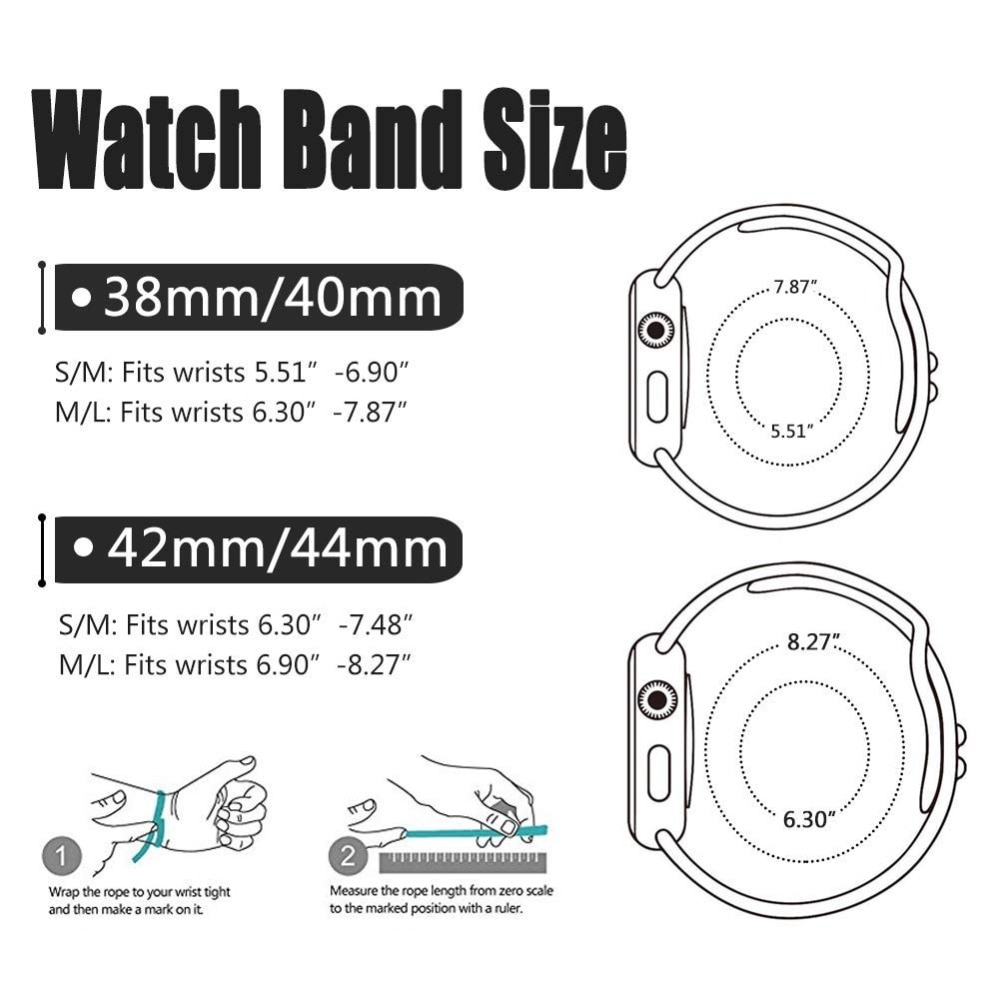 Dây Đeo Silicon 42mm 38mm 44mm 40mm Cho Đồng Hồ for Apple Watch Series 6/SE/5/4/3/2/1