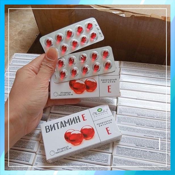Vitamin E Mirrolla Nga vỉ 20 viên