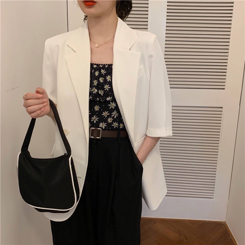 [bunny] Áo blazer cộc tay phong cách nhẹ nhàng | BigBuy360 - bigbuy360.vn