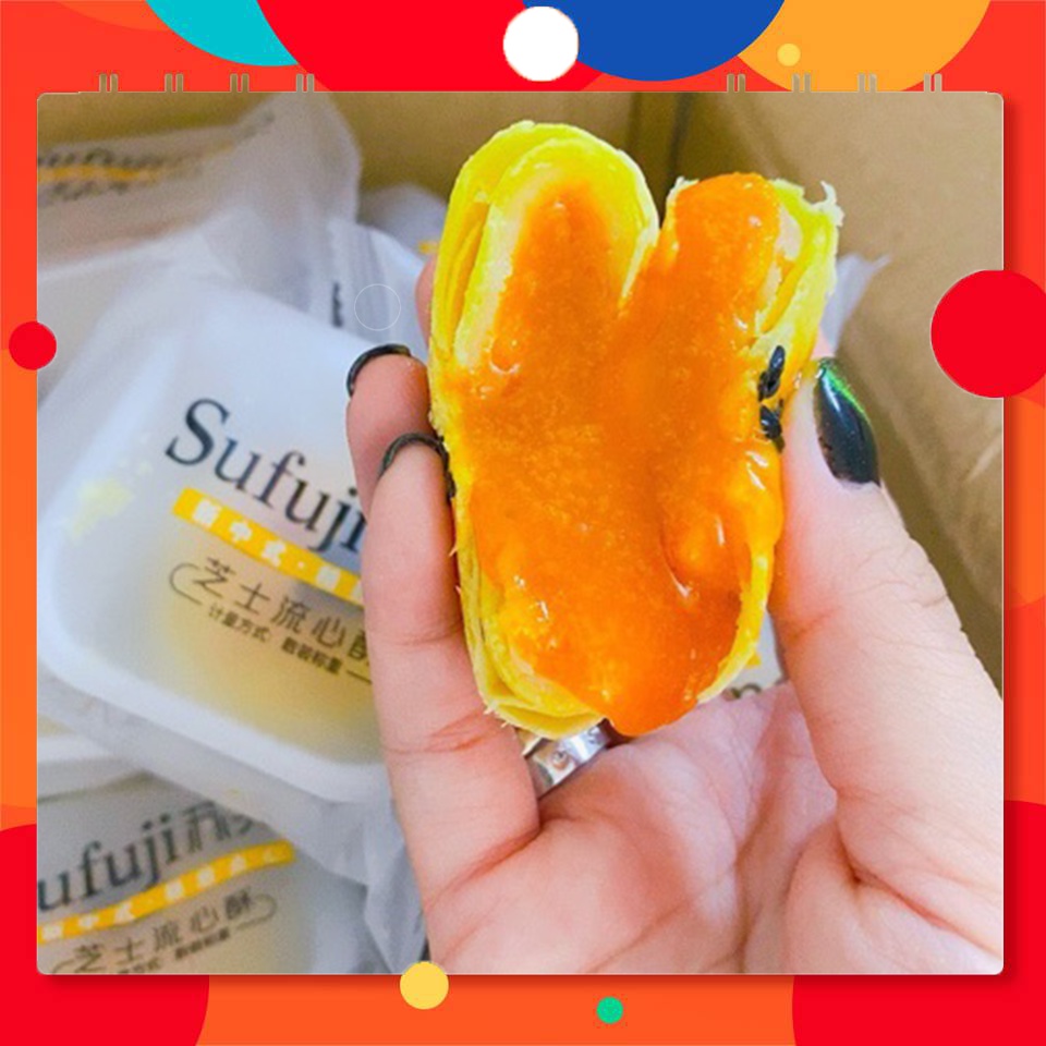Bánh trứng chảy ngàn lớp, bánh líu, bánh pía Trung siêu ngon thần thành