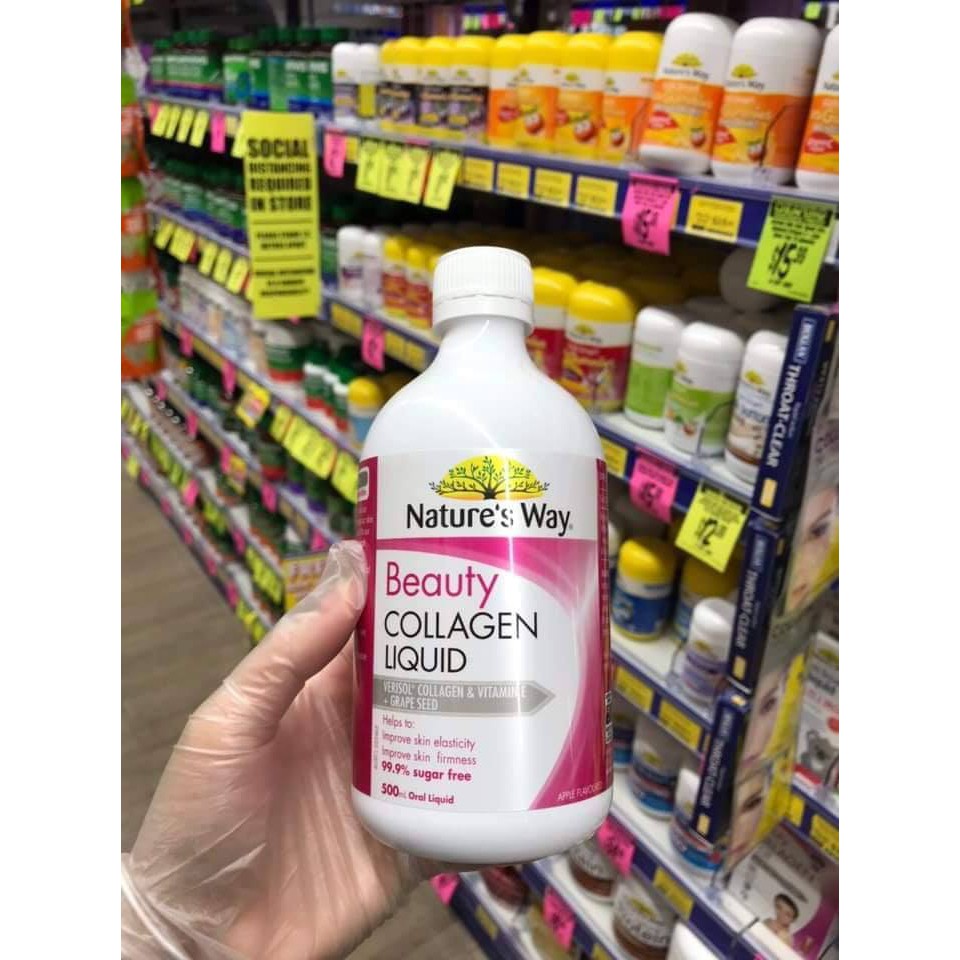 Beauty Collagen Liquid - chai 500ml của Úc, Nature way dạng nước, bill sau ảnh, đừng hỏi chuẩn không! | BigBuy360 - bigbuy360.vn