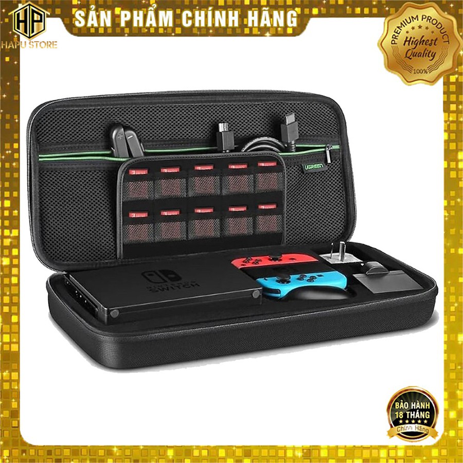 Hộp đựng phụ kiện UGREEN 50276 thiết kế đặc biệt dành cho máy chơi game Nitendo Switch 40.5x18.6x7.5cm - HapuStore