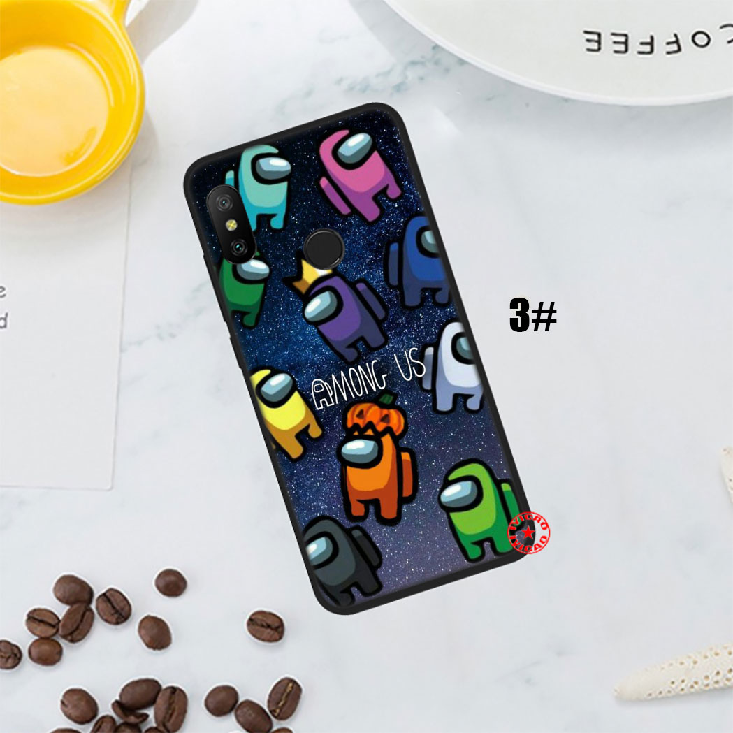 Ốp Điện Thoại Silicon Mềm Họa Tiết Among Us 7qf Cho Xiaomi Redmi Note 8 9 Pro Max 8t 9s 9c