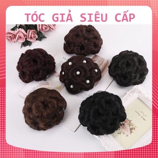 Tóc giả búi hoa sỉ toàn quốc bao giá