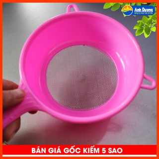 Vợt lọc rây Inox có cán nhựa cầm tay tiện lợi