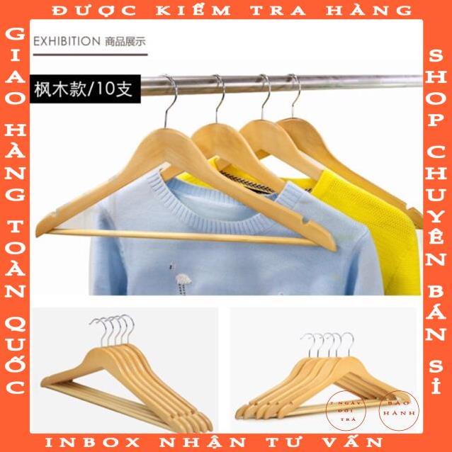 MÓC GỖ A TREO QUẦN ÁO TAM GIÁC MÀU VÀNG CÓ THANH NGANG TREO ÁO NAM NỮ lyvan