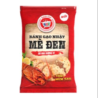 Combo 5 gói Bánh gạo Tê tê Nhật mè đen