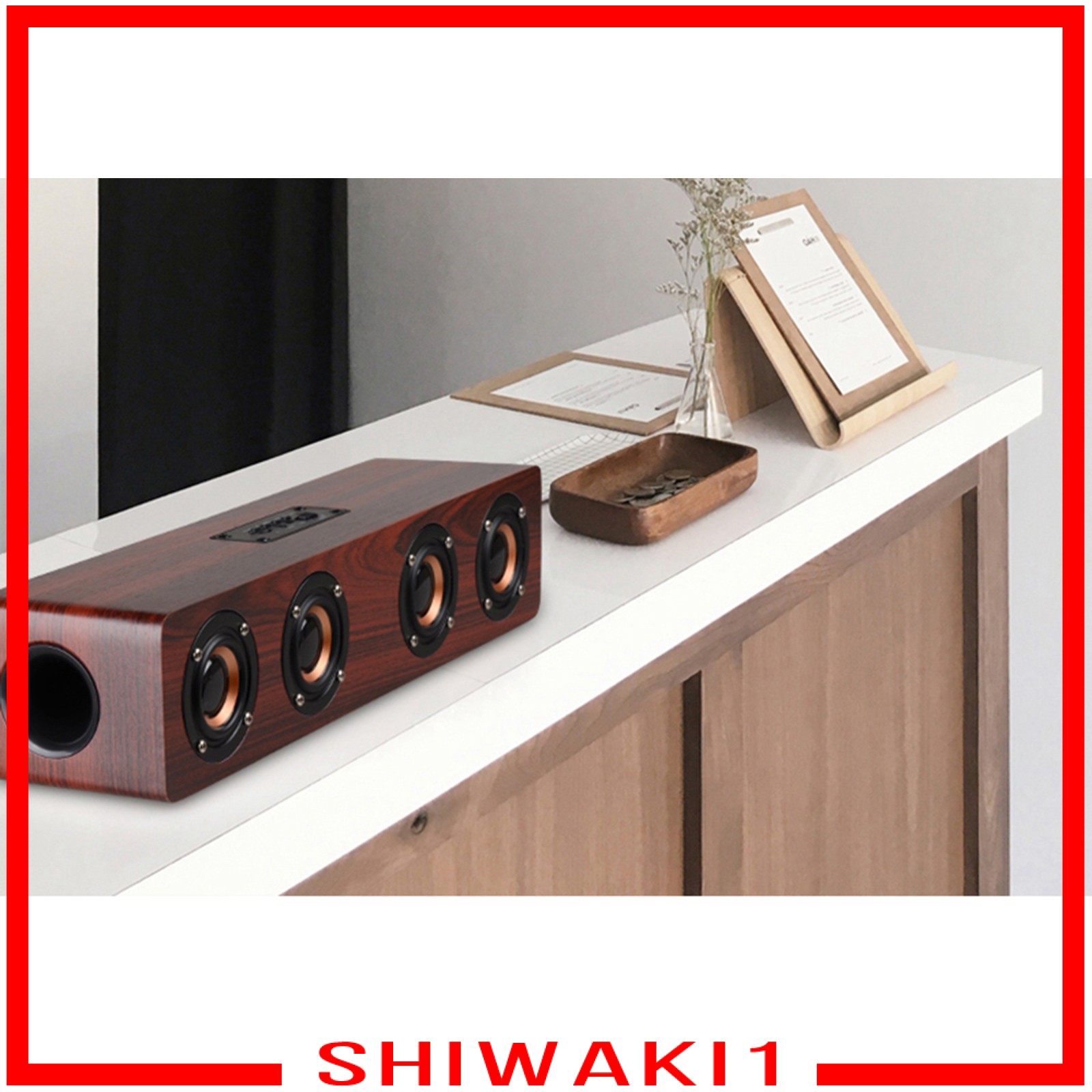 Loa Bluetooth Shiwaki1 Bằng Gỗ Âm Thanh Sống Động 380mm