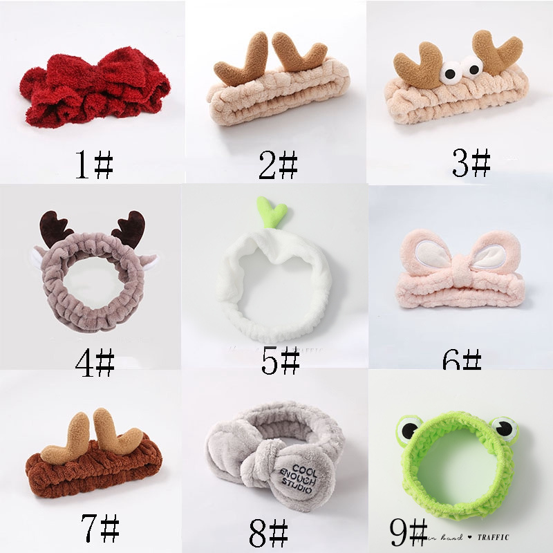 Băng đô thiết kế hoạt hình thoải mái dễ thương cho nam nữ