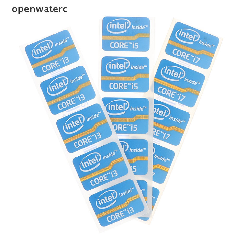 Sticker Logo Dán Laptop Intel Core i3 i5 i7