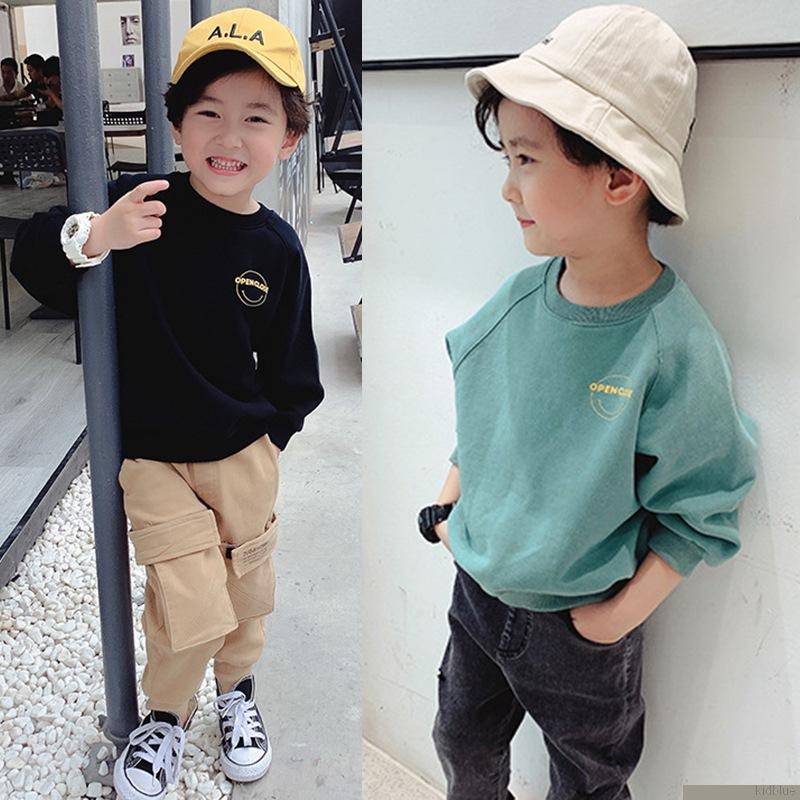 Áo hoodie dáng rộng thời trang Hàn Quốc cho bé trai