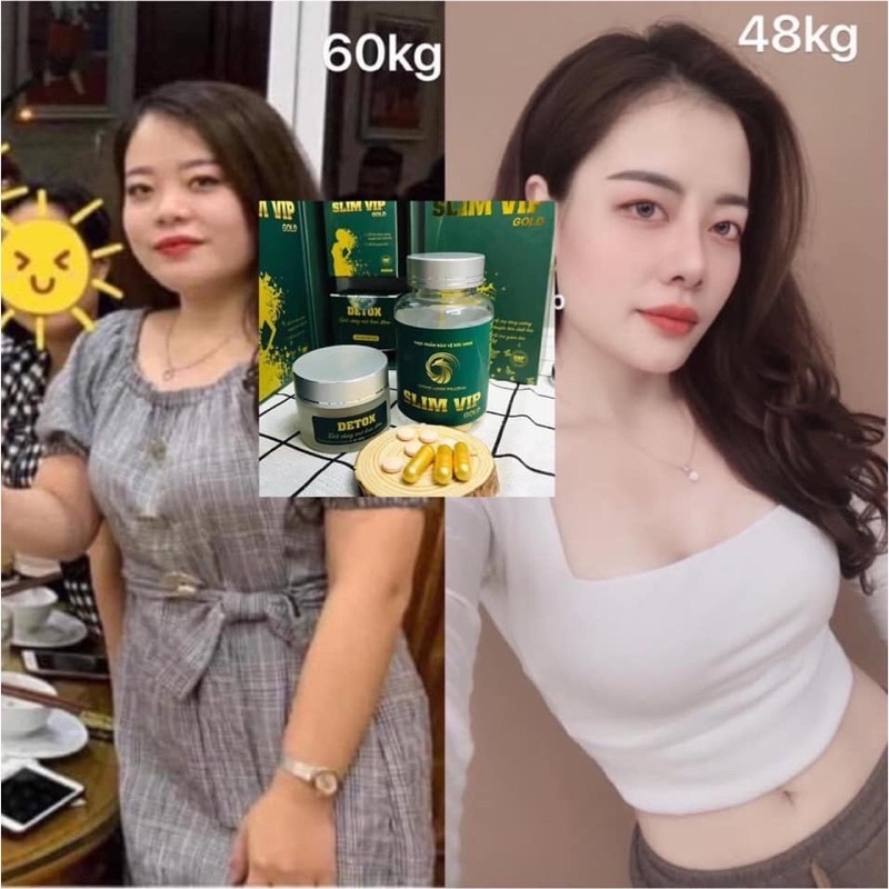 HŨ 30 viên detox đêm slimvip Hồng minh