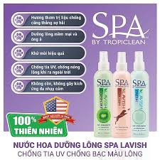 SPA TROPICLEAN Xịt Dưỡng Lông Chống Bạc Màu Lông