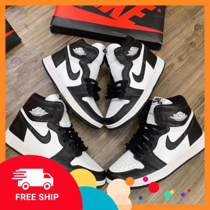 [ FREESHIP –BẢO HÀNH 12 THÁNG] GIÀY SNEAKER NAM NỮ JORDAN CAO CỔ ĐEN TRẮNG HOT TREND | BigBuy360 - bigbuy360.vn