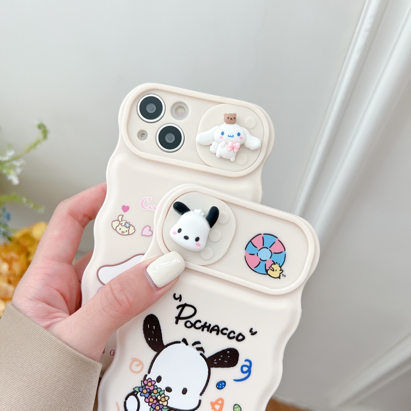 Ốp Điện Thoại Chống Sốc In Hình Chú Chó Cinnamoroll Hoạt Hình Dễ Thương Thời Trang