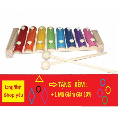 💖Giảm 10%💖 [Tối Đa 35K Đơn Từ 50K] - Đồ Chơi Trẻ Em - ĐÀN GỖ 8 Âm