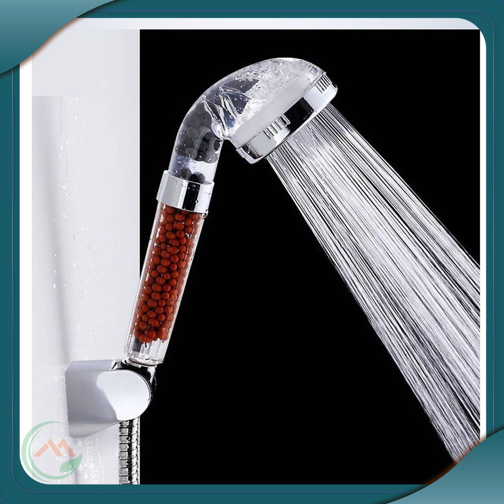 Đầu vòi sen tăng áp chịu va đập ( Tặng kèm dây cấp nước inox 1.5m) - QM.TS003B2