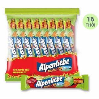 Kẹo alpenliebe hương xoài nhân muối ớt bịch 16 thỏi / 1 thỏi 10 viên