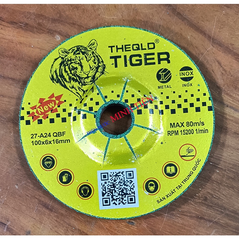 Đá mài sắt, Inox hiệu Tiger  kích thước 100mm