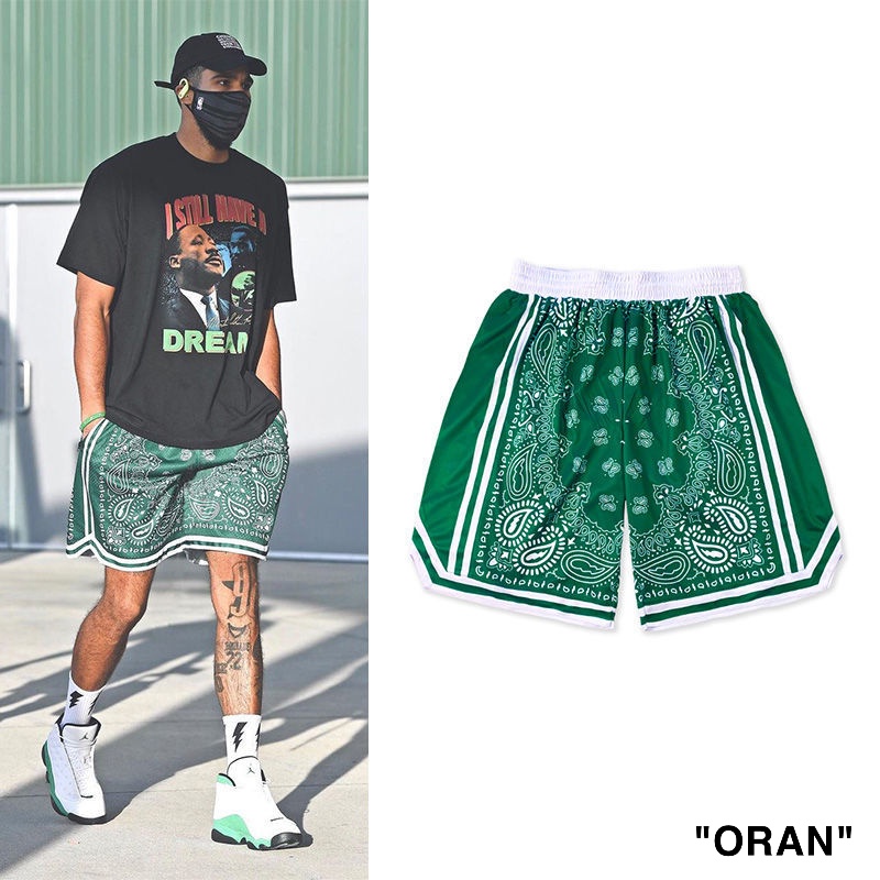 Quần Ngắn In Hoa Phong Cách Hip Hop Đường Phố Nhanh Khô Nhiều Kích Cỡ Cho Nam Luyện Tập Bóng Rổ Chạy Bộ