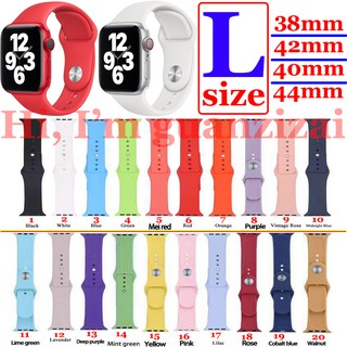 Dây đeo silicone thay thế cho Apple Watch 1/ 2/ 3/4/5/6/se 38mm/40mm/42mm/44mm
