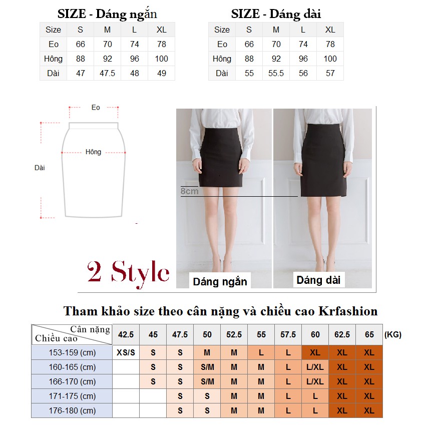 Chân váy công sở bút chì Cao Cấp- 2 Lớp SK2100 KRFashion style Hàn Quốc - Váy dài ngắn nữ đen đẹp Cạp cao, ôm co dãn tốt | BigBuy360 - bigbuy360.vn