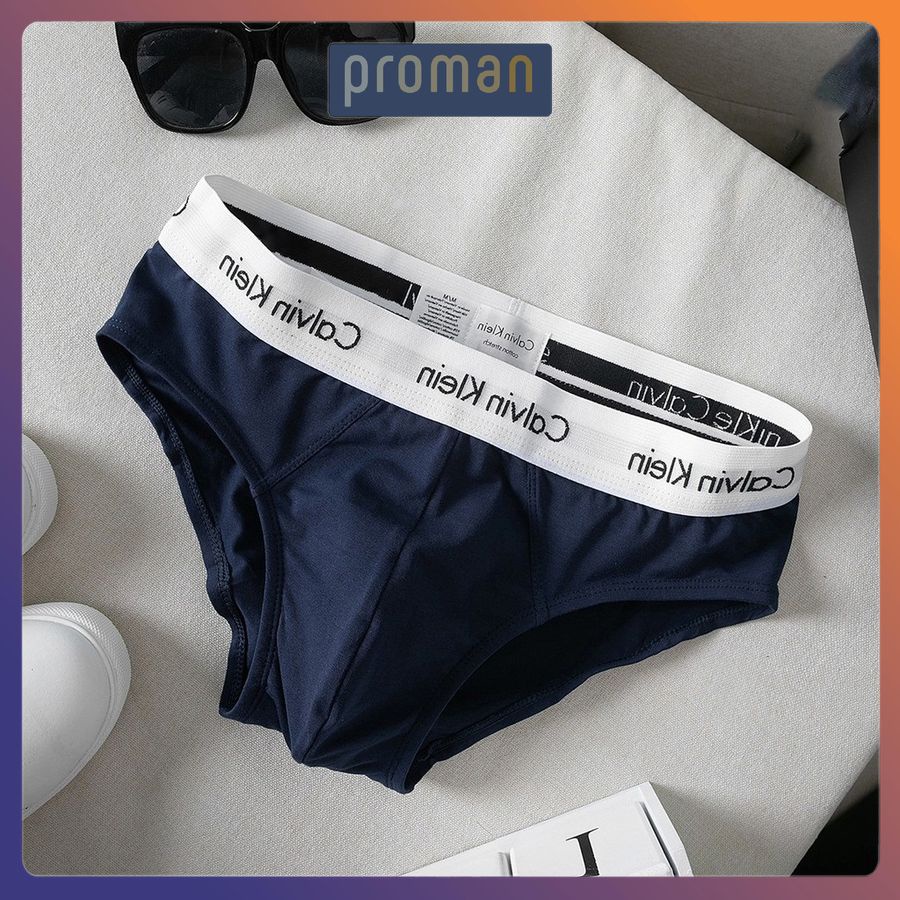 Quần lót nam Tam Giác thun lạnh hàng cao cấp kèm túi Zip, quần sịp nam tam giác chéo đẹp đủ màu  SC01- PROMAN