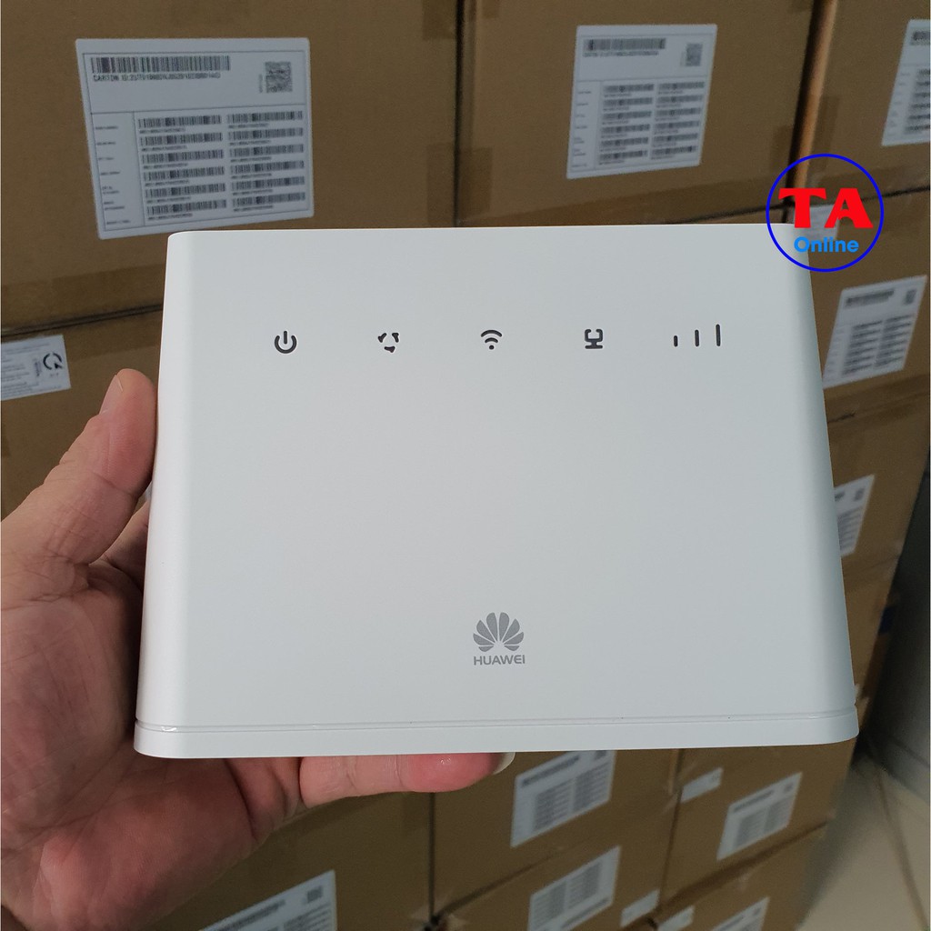 Bộ phát Wifi 3G/4G LTE Huawei B311-221 - B311 tốc độ 4G 150Mbps - Hỗ Trợ 32 User - 1 WAN/LAN và 1 RJ11