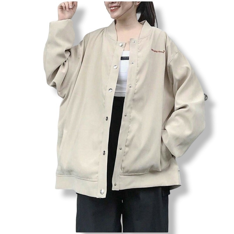 Áo Khoác Dù Bomber Cúc Bấm Siêu HOT - ĐĂNG QUANG FASHION