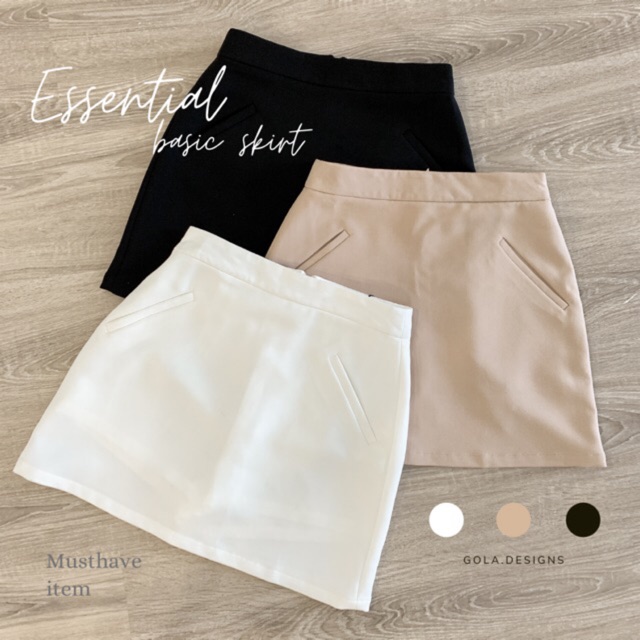 [Mã SKAMCLU7 giảm 10% tối đa 50K đơn 0Đ] Chân váy cơ bản