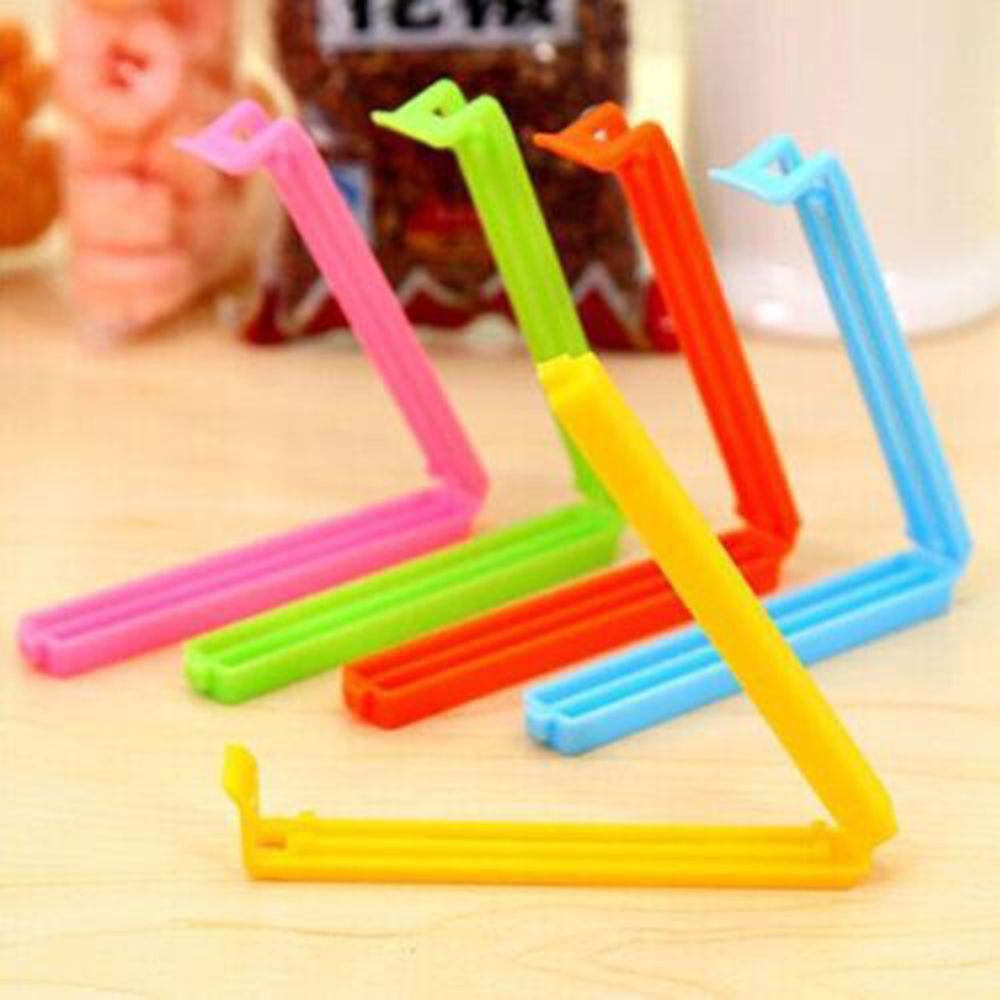 30pcs Random Color Supplies Seal Clamp Food Bag Clip Storage Tool Plastic