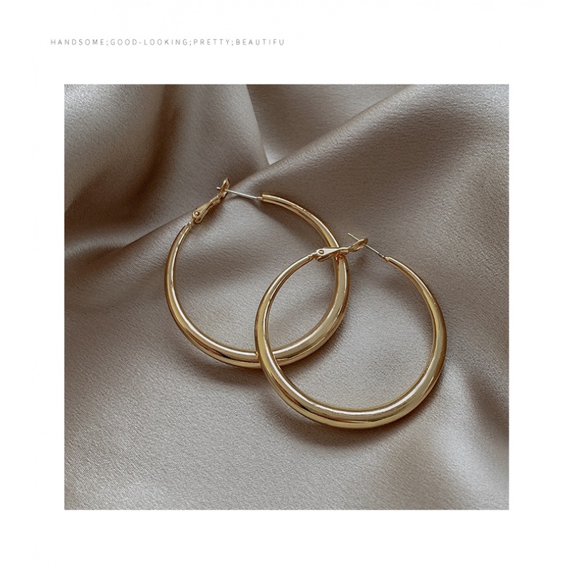 Bông tai hình tròn phong cách retro mới 2023 cho nữ