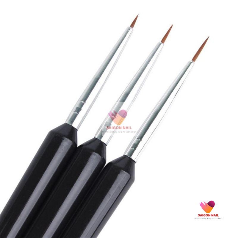 Bộ 3 cây cọ vẽ cán đen