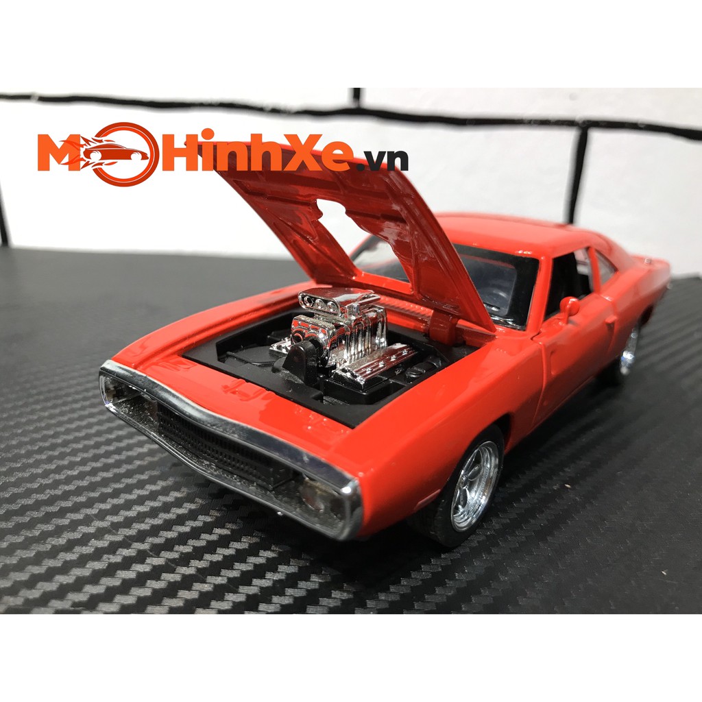 Mo Hình Xe Dodge Charger RT 1970 1:32 Mini Auto