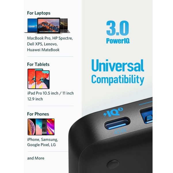 Sạc ANKER 4 cổng PowerPort Atom III Slim 65w PIQ 3.0&amp;GaN  A2045 Bảo hành 18 tháng - Phụ kiện công nghệ 88