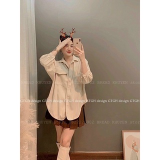 Áo sơ mi nhung hot trend 2022