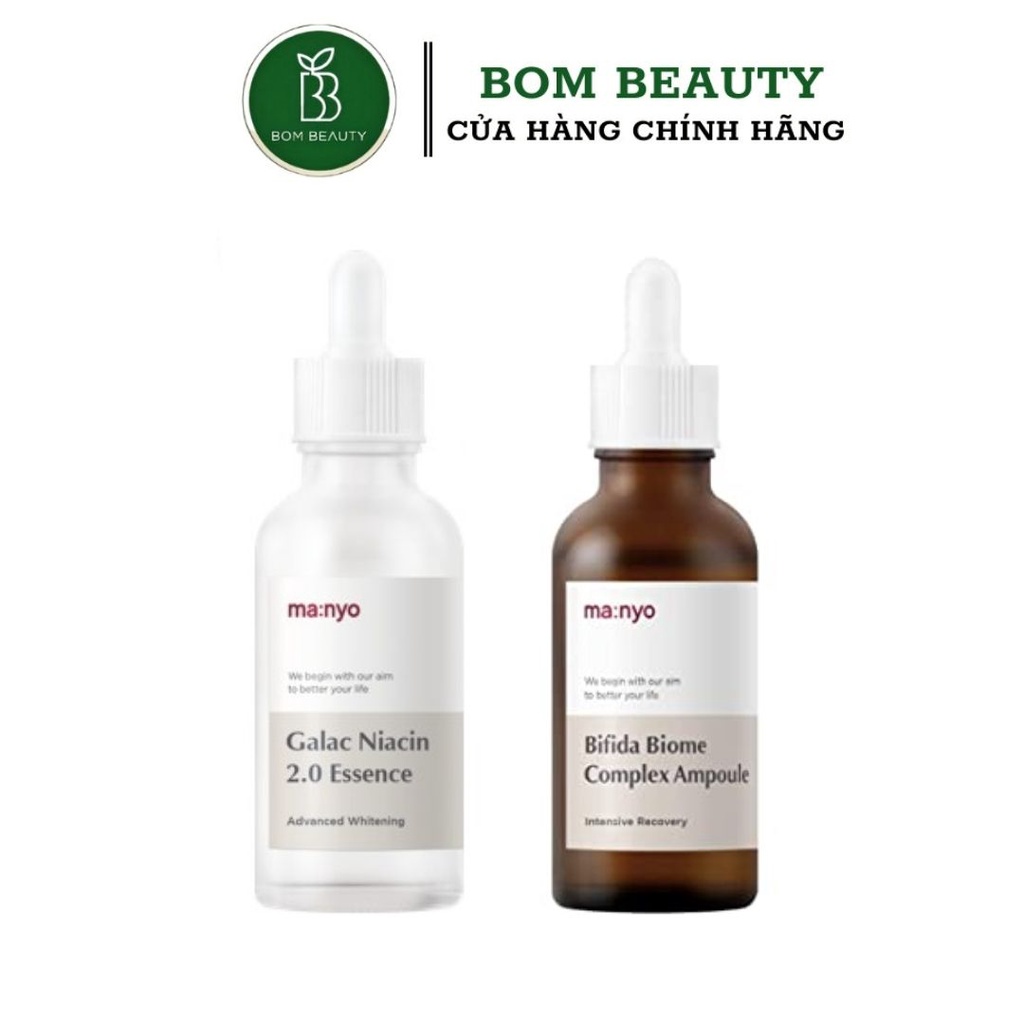 Serum Tinh chất Manyo Bifida Biome Complex Ampoule &amp; Glac Niacin 2.0 Essence