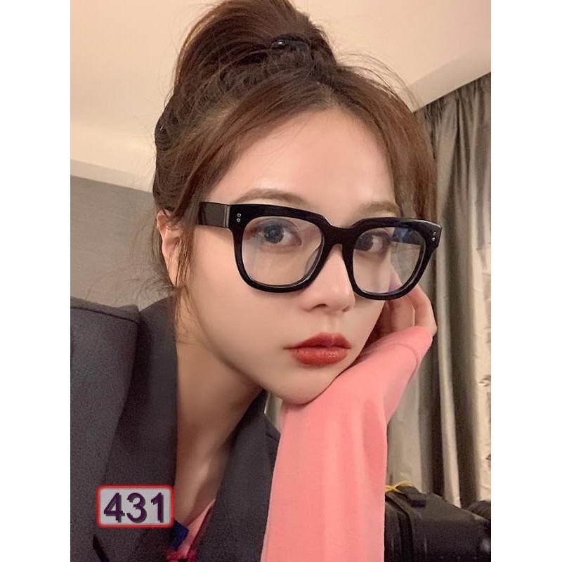 Gọng kính cận GM 2 chấm thời trang Hàn Quốc kèm sẳn tròng 0 độ chống ánh sáng xanh phù hợp với mọi form mặt TQ12 | BigBuy360 - bigbuy360.vn