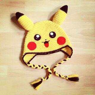 Mũ len handmade pikachu