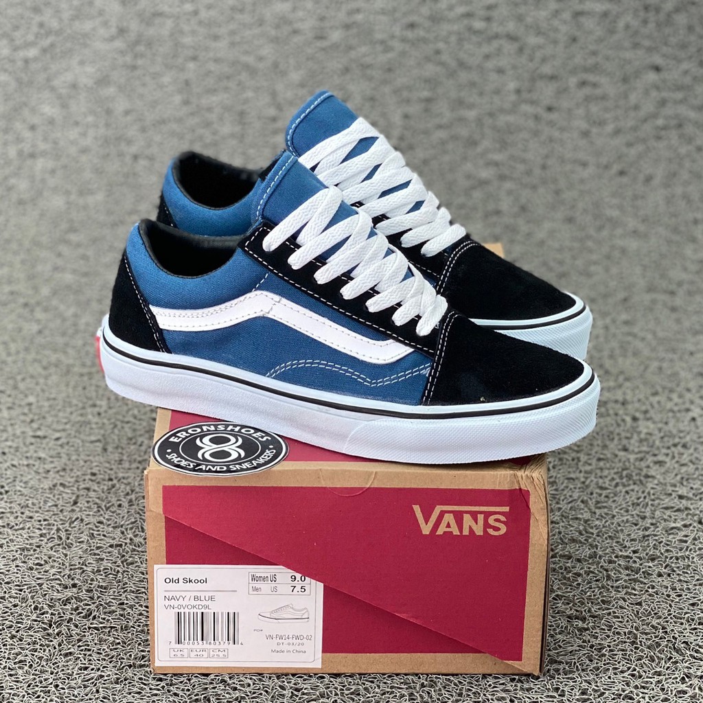 Giày Vans Màu Xanh Navy Năng Động Cá Tính Thời Trang